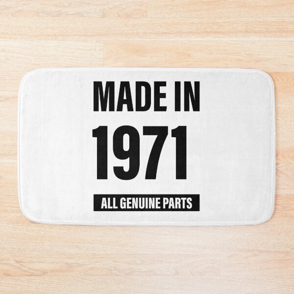 Item preview, 49th Birthday Made in 1971 All Genuine Parts - Gift designed and sold by DiogoCalheiros.