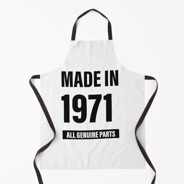 Item preview, 49th Birthday Made in 1971 All Genuine Parts - Gift designed and sold by DiogoCalheiros.