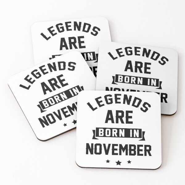 Item preview, Legends Are Born In November- Birthday Gift designed and sold by DiogoCalheiros.