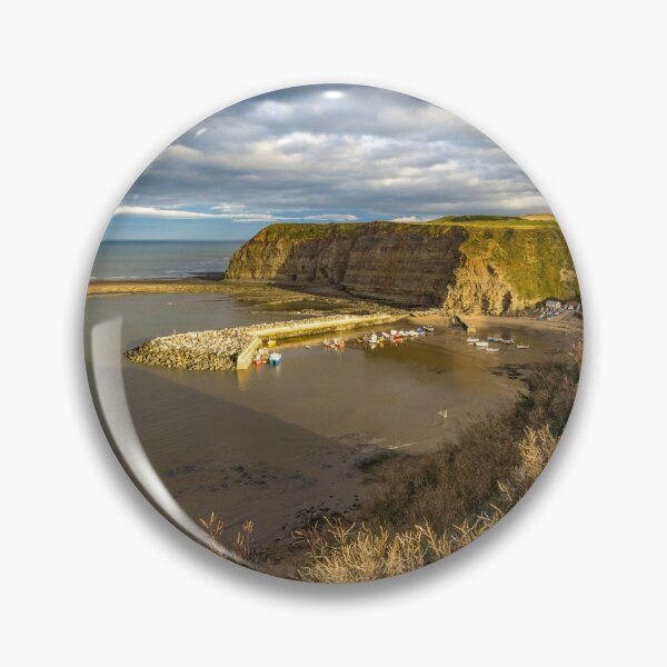 Item preview, Safe Haven Staithes Harbour designed and sold by grumpykeith.