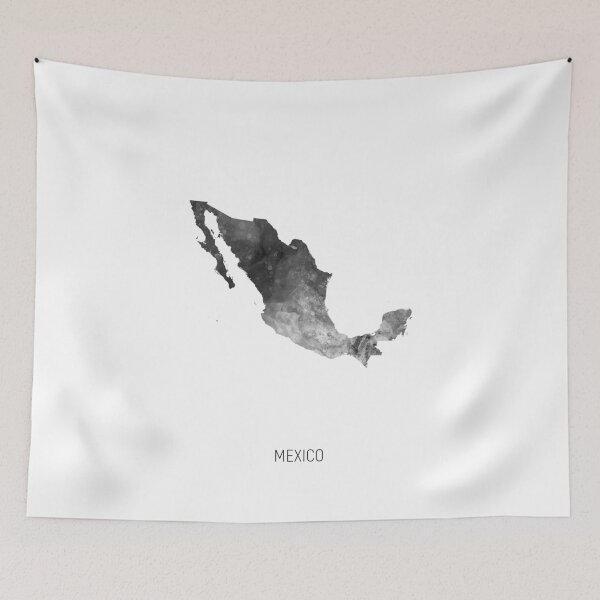 Item preview, Mexico Watercolor Map designed and sold by ArtPrints.