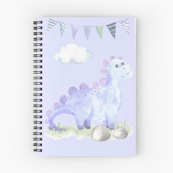 Aperçu de l'œuvre Aquarelle bébé dinosaure - conception pour enfants créée et vendue par FunkyDragon.