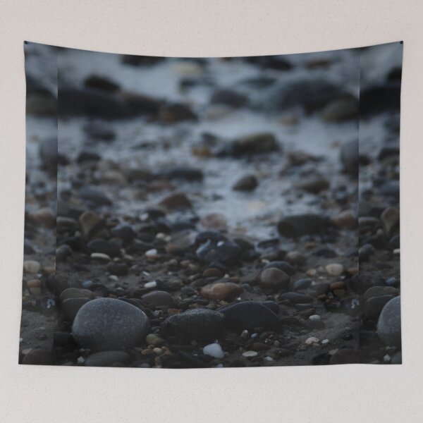 Item preview, Dark photo of waves on rocks designed and sold by AM-Photographer.