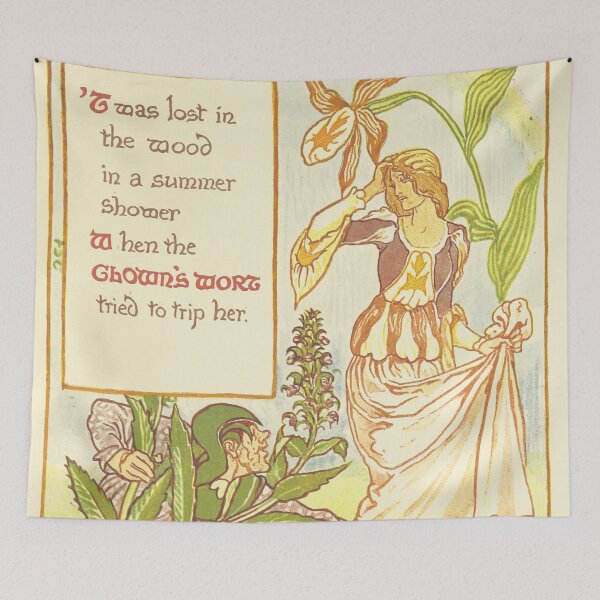 Item preview, Clown's Wort vintage illustration designed and sold by Vintage Designs +.