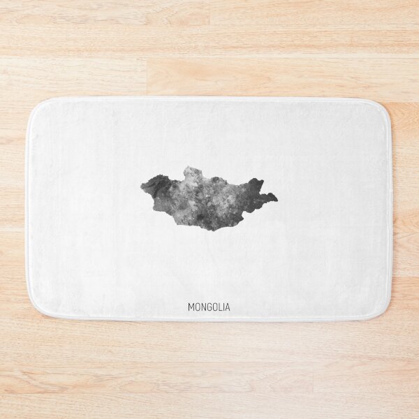 Item preview, Mongolia Watercolor Map designed and sold by ArtPrints.