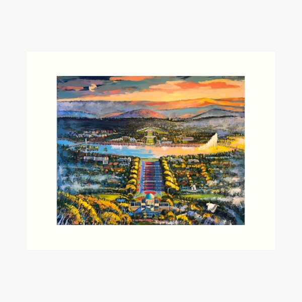 Item preview, An Ode to my City. Canberra Panorama designed and sold by Valentyna Crane.