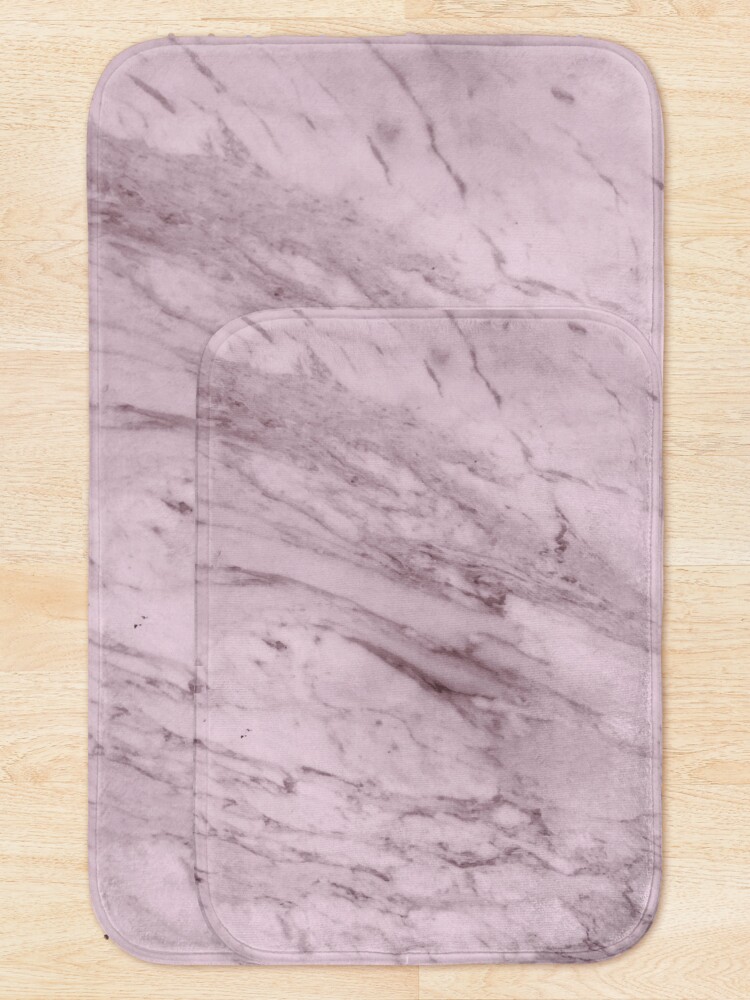 Alternate view of Texture pink marble structure Bath Mat