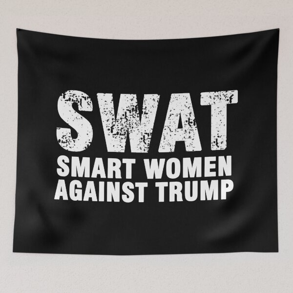 Item preview, Swat Smart Women Against Trump t-shirt designed and sold by Majesticoo.