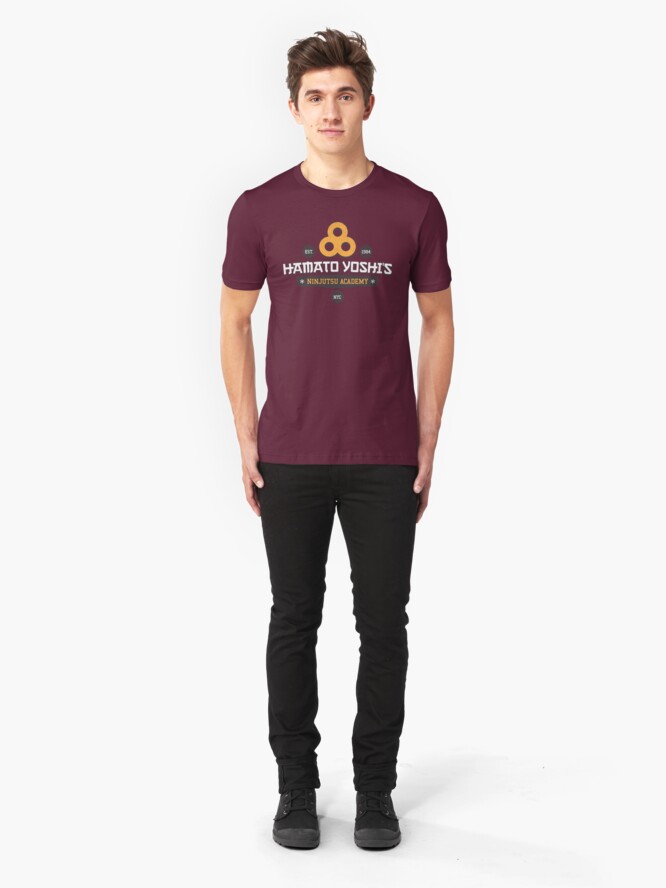 Alternate view of Hamato Yoshi's Ninjutsu Academy Slim Fit T-Shirt