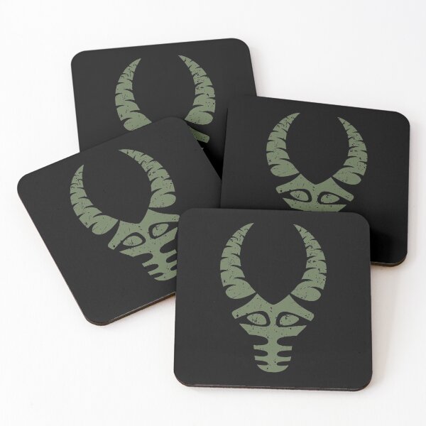 Item preview, Deer scull with horns, green designed and sold by oatdreams.