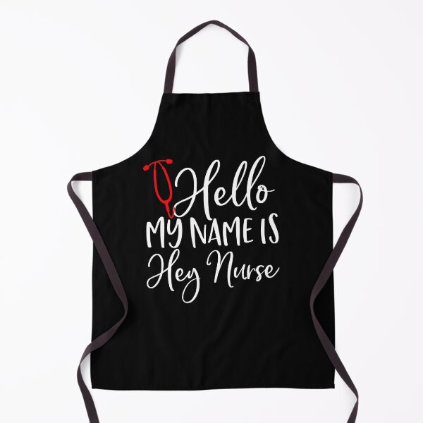 Item preview, Hello My Name Is Hey Nurse Funny School Nurse Gift designed and sold by Akmloza.