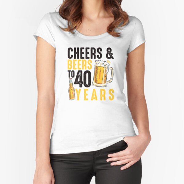 Funny 40 Year Old Beer Drinking Gag Gift, 40th Birthday - Beer Drinkin  Apparel And Gifts - Sticker