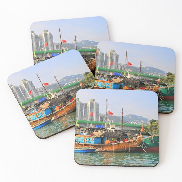 Item preview, Boats, Aberdeen Harbour, Hong Kong designed and sold by FranWest.
