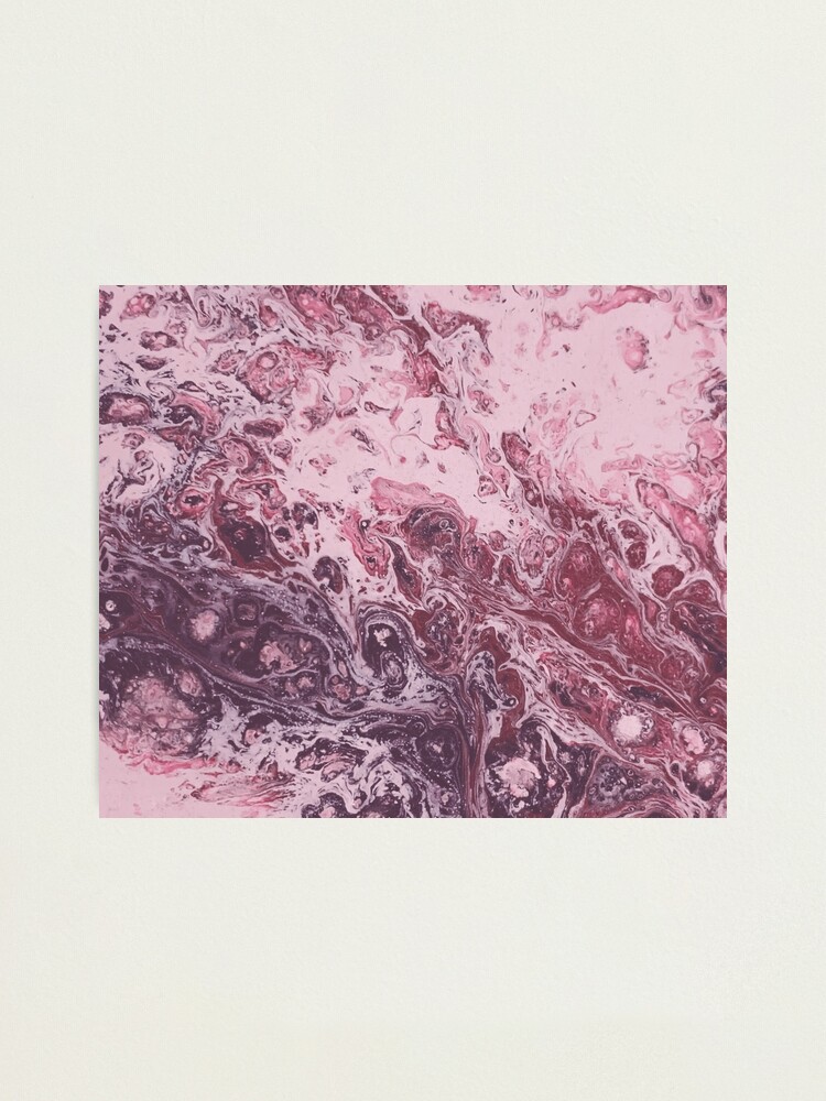 Alternate view of Texture pink marble structure Photographic Print