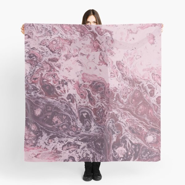 Texture pink marble structure Scarf