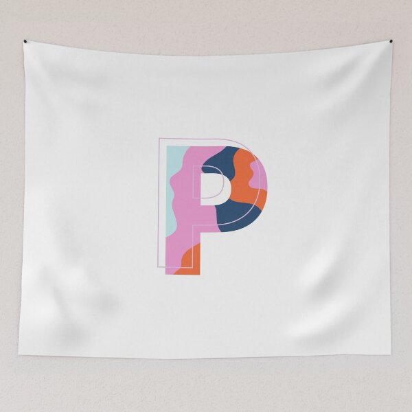 Item preview, P monogramme letter alphabet 90s initial designed and sold by bertiescrochu.