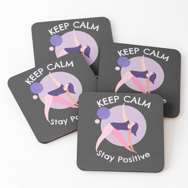 Item preview, Keep calm and stay positive designed and sold by CokeyPanda.