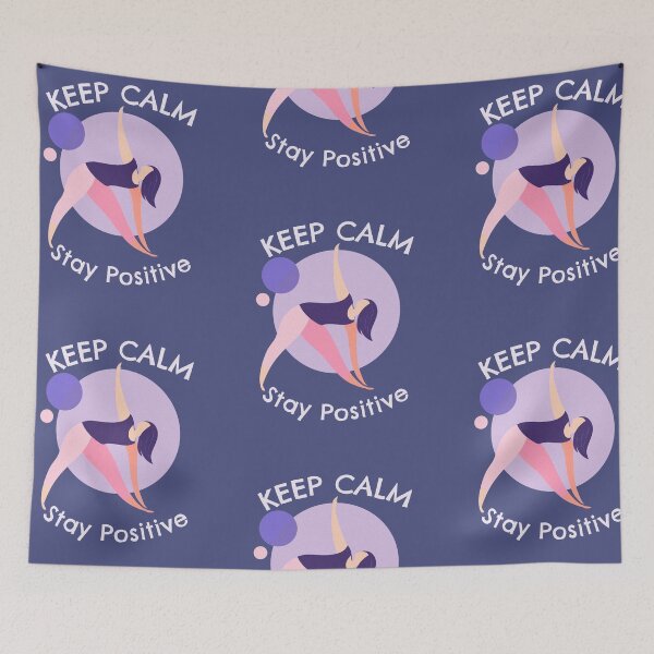 Item preview, Keep calm and stay positive designed and sold by CokeyPanda.
