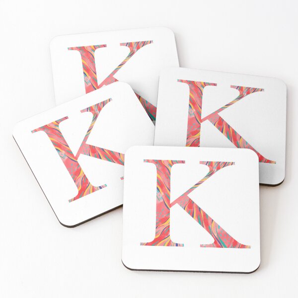 Item preview, ‘K’ Monogram Initial Lettering designed and sold by misterletterman.