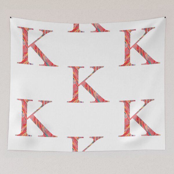 Item preview, ‘K’ Monogram Initial Lettering designed and sold by misterletterman.