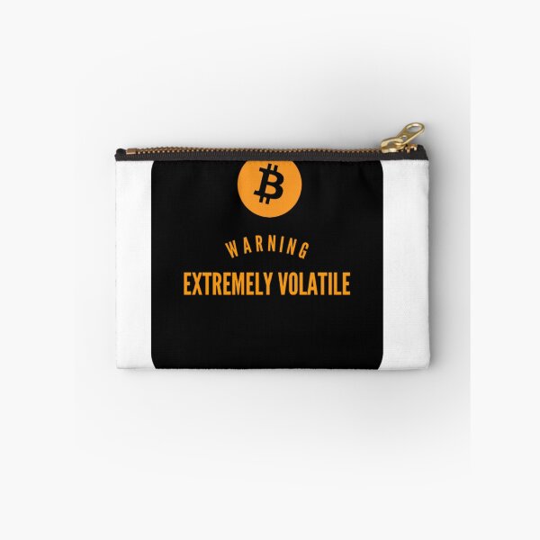 Item preview, Warning: Extremely volatile (Bitcoin) black designed and sold by Bouzdesigns.