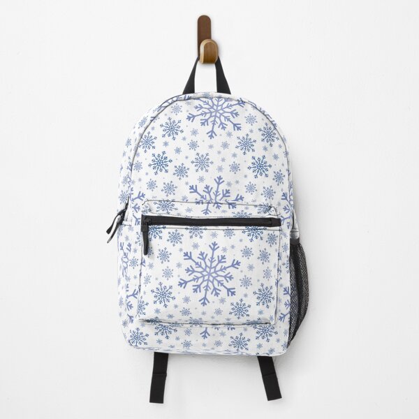Item preview, Pretty Blue Gradient Snowflakes on a White Background designed and sold by Karen McFarland.