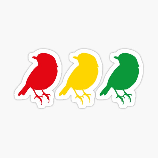 3 Little Birds Stickers for Sale | Redbubble