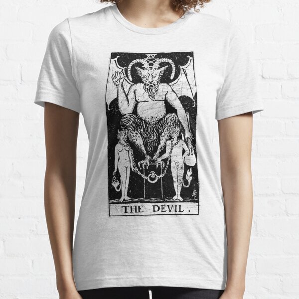 The Devil Tarot Card - Major Arcana - fortune telling - occult Essential T-Shirt