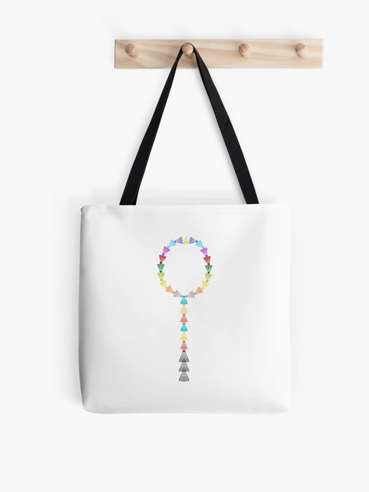 Thumbnail 1 of 2, Tote Bag, Badminton Colorful Racket designed and sold by BadmintonStore.