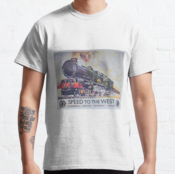 GWR vintage advert 'Speed To The West' Classic T-Shirt