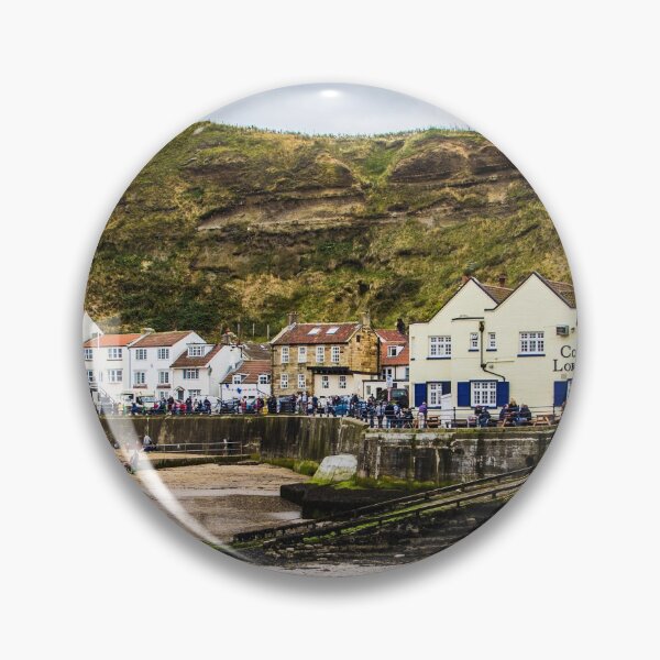 Item preview, Staithes Harbour at low tide designed and sold by grumpykeith.