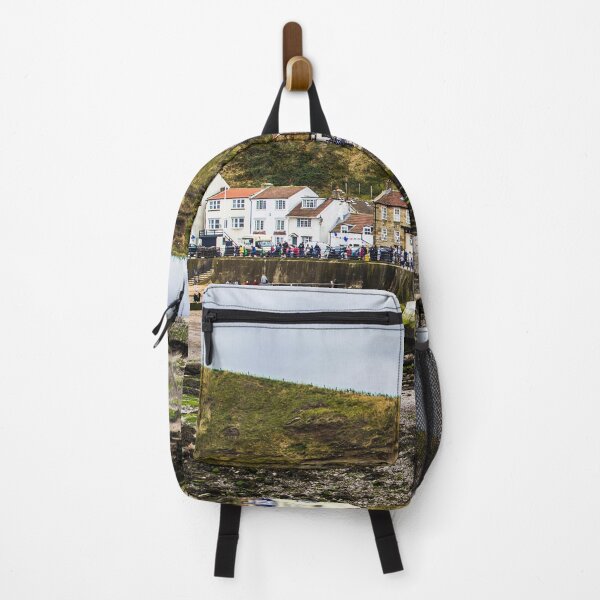 Item preview, Staithes Harbour at low tide designed and sold by grumpykeith.