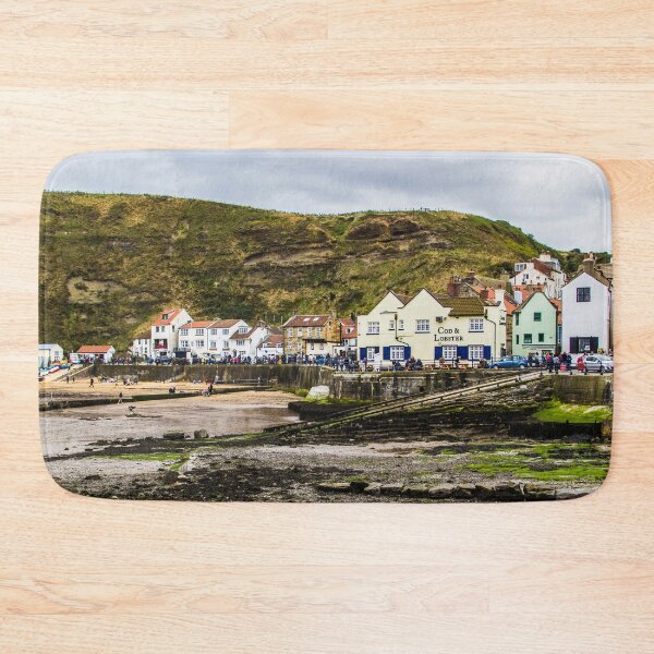 Item preview, Staithes Harbour at low tide designed and sold by grumpykeith.
