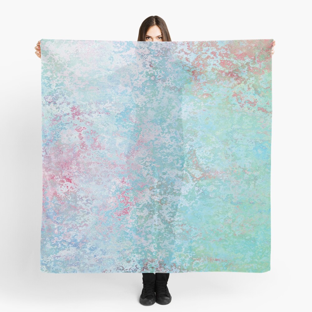 Texture green colored concreet Scarf