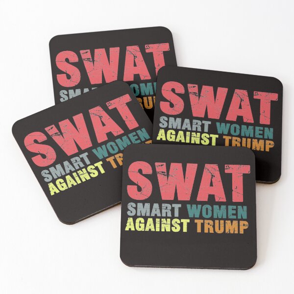 Item preview, Swat Smart Women Against Trump t-shirt designed and sold by Majesticoo.