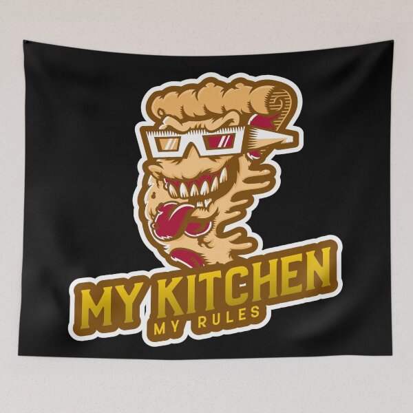 Item preview, Pizza Monster Cartoon Kitchen designed and sold by javes93.