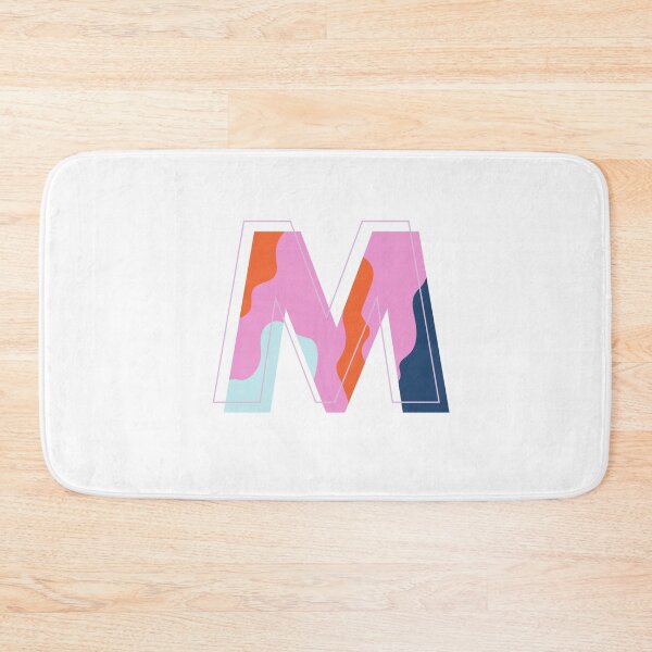 Item preview, m monogramme letter alphabet 90s initial designed and sold by bertiescrochu.