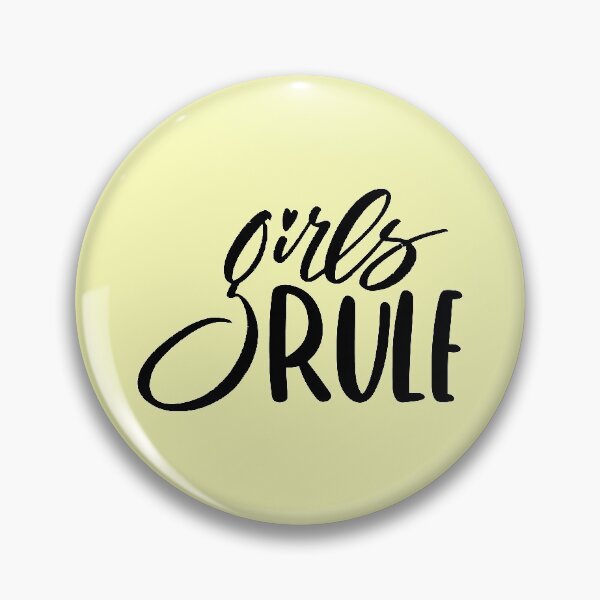 Item preview, Girls rule. Empowering calligraphy quote. designed and sold by Senpo.