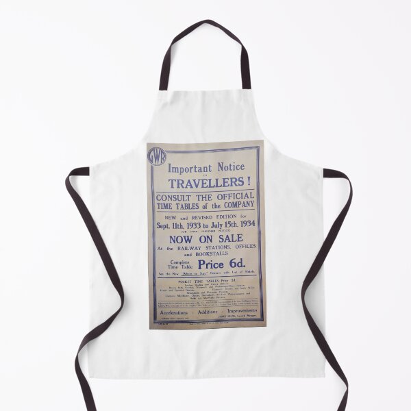 Item preview, Gwr Official timetable Sign designed and sold by Random Railways.