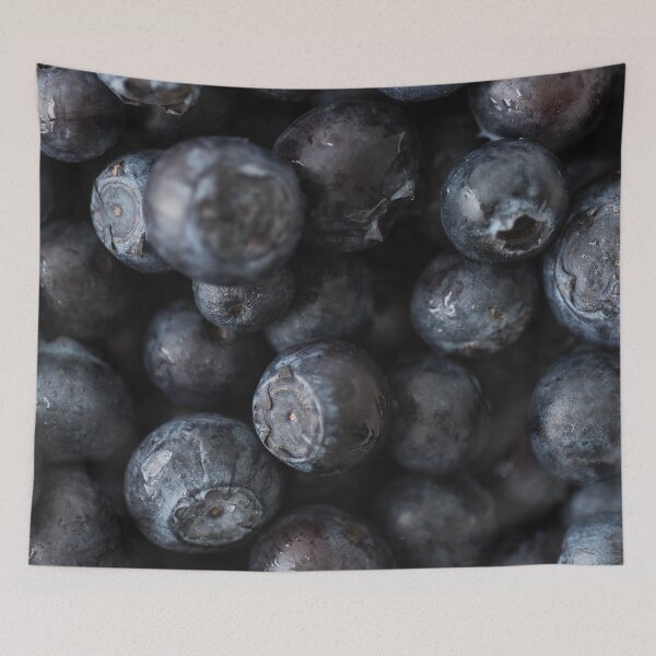 Item preview, Macro Shot of Blueberries designed and sold by AM-Photographer.