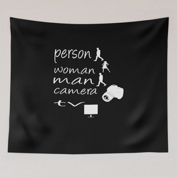 Item preview, Person Woman Man Camera TV Classic T-Shirt designed and sold by alikassi.