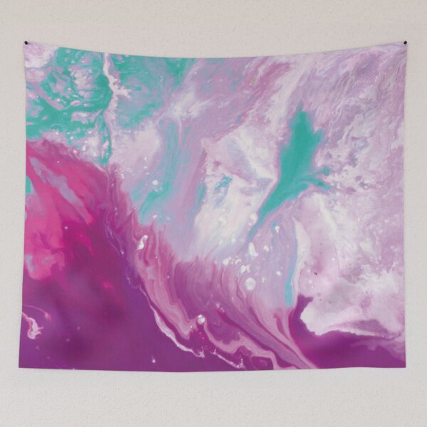 Item preview, Texture purple and green marbled paint designed and sold by ColorsHappiness.