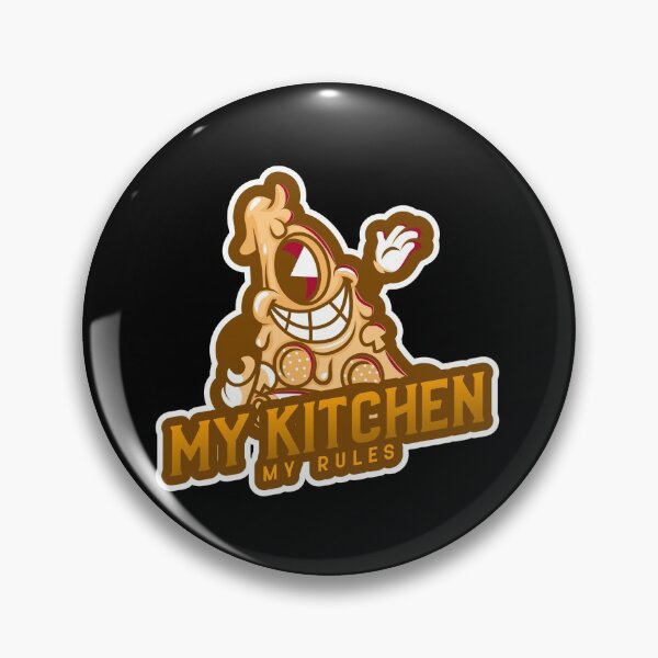 Item preview, One Eyed Pizza Monster Cartoon Kitchen designed and sold by javes93.