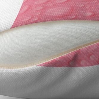Alternate view of Pink waterdrops Throw Pillow