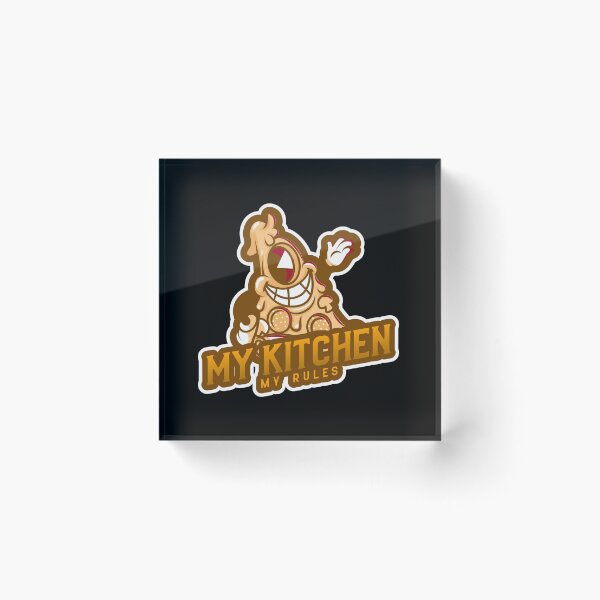 Item preview, One Eyed Pizza Monster Cartoon Kitchen designed and sold by javes93.