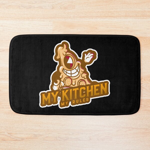 Item preview, One Eyed Pizza Monster Cartoon Kitchen designed and sold by javes93.