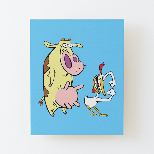 Cow And Chicken Wall Art | Redbubble