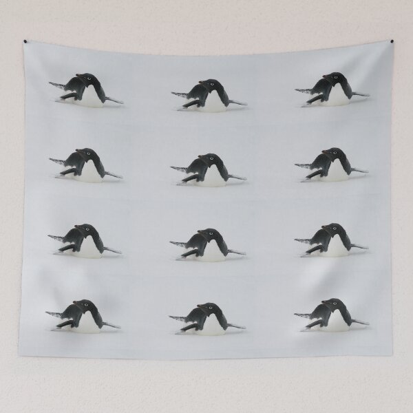 Item preview, Sledding Antarctic Adelie Penguin designed and sold by RedFrenzyDesign.