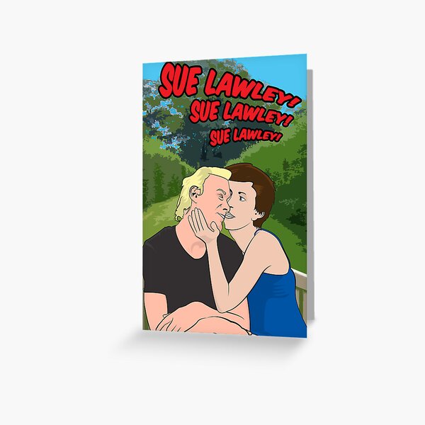 Sue Lawley! Sue Lawley! Sue Lawley! Greeting Card