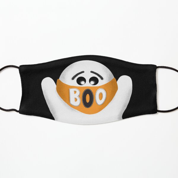 BOO - Ghost Wearing a Face Mask Kids Mask